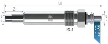 SV127 KIZDIRMA BUJİSİ JEEP-CHEROKEE 2,8 CRD7V JEEP LIBERTY CHEROKEE 2.8 CRD