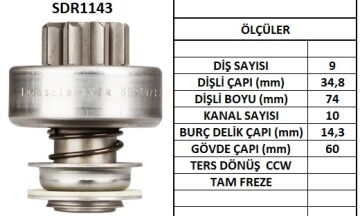 SDR1143  MARS DISLISI-9DIS AGRIA-CARRARO 1911 1005 2006209488 10110050