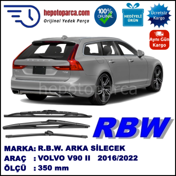 VOLVO V90 2 MUZ ARKA SİLECEK RBW ARACA ÖZEL (2016→)