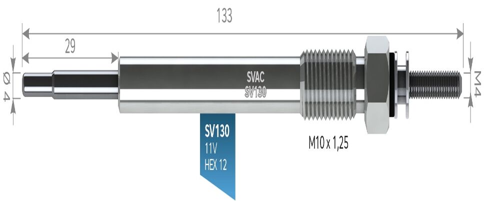 SV130 KIZDIRMA BUJİSİ KİA VENH-GA 1.4-1.6 CRDİ 11V KIA VENGA 1.4 1.6 CRDİ 11V