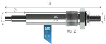 SV130 KIZDIRMA BUJİSİ KİA VENH-GA 1.4-1.6 CRDİ 11V KIA VENGA 1.4 1.6 CRDİ 11V
