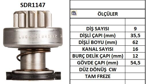SDR1147  MARS DISLISI-9DIS RENAULT V.I.MASCOT T - FIAT IVECODAILY II