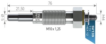 SV139 KIZDIRMA BUJİSİ TRAKTÖR MASSEY FERGUSON 11V