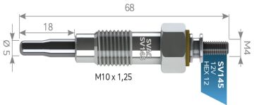 SVAC SV145 KIZDIRMA BUJİSİ FORKLİFT 11V (PN87)