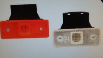 ÜÇLER.A19-0219L B ÜÇLER SİDE MARKER LAMBA DÜZ LEDLİ KARE BEYAZ