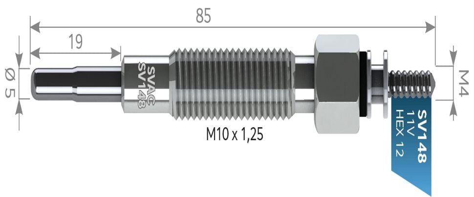 SVAC SV148 KIZDIRMA BUJİSİ TERRANO SERENA PICKUP11V NİSSAN