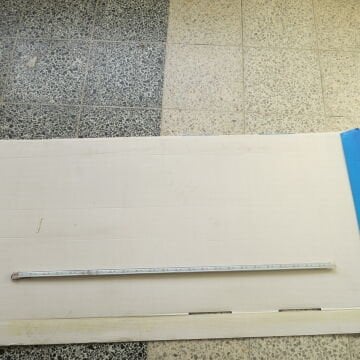 LEDLİ TAVAN LAMBA (100CM) BUZLU 12V ANAHTARLI MAVİ