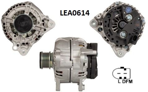 LEA0614  ALTERNATOR 14V/120A AUDI A2 1.2,1.4  -SEAT AROSA,CORDOBA,IBIZA -SKODA -VW LUPO,POLO