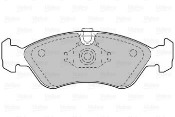 598184 DİSK FREN BALATASI (ÖN) DAEWOO  ARANOS (95-97),CİELO (94-98) 11046952012,