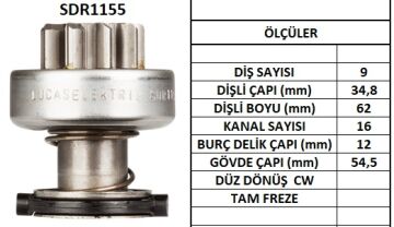 SDR1155  MARS DISLISI-9DIS FIAT IVECO 1483 233947 288356 10114830 6033AD1062