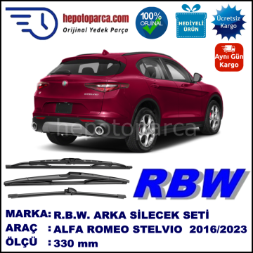 ALFA ROMEO STELVIO MUZ ARKA SİLECEK RBW ARACA ÖZEL (2016→)