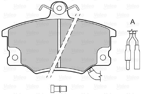 598219 DİSK FREN BALATASI (ÖN) FIAT TEMPRA TİPO 2.0 ie,UNO 70S 0000794962