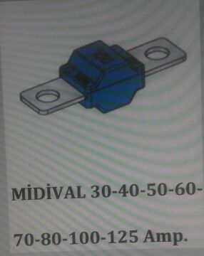 MİDİVAL SİGORTA MTA ORJİNAL 30AMP 0602030 TURUNCU **