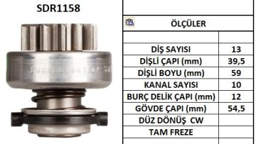 SDR1158  MARS DISLISI-13DIS BMW 318 TDS 1487 1006209622 10114870