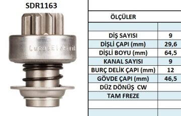 SDR1163  MARS DISLISI-9DIS FORD 162 10101620 1987BE0028