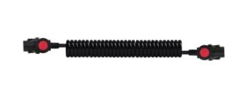 14-054  5'Lİ ABS TIR RÖMORK FİŞİ POLİÜRETAN K ABLOLU  ( 4,5 metre ) 8KA007648011 51276535 JAEGER 15400010 641003