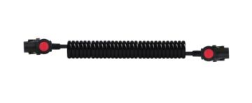 14-054  5'Lİ ABS TIR RÖMORK FİŞİ POLİÜRETAN K ABLOLU  ( 4,5 metre ) 8KA007648011 51276535 JAEGER 15400010 641003