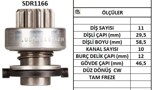 SDR1166  MARS DISLISI-11DIS CITROEN-FIAT PALI O,STILO,UNOPEUGEOT 205,306,405,406 TMB066 F000AL1023 9001081066