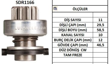 SDR1166  MARS DISLISI-11DIS CITROEN-FIAT PALI O,STILO,UNOPEUGEOT 205,306,405,406 TMB066 F000AL1023 9001081066