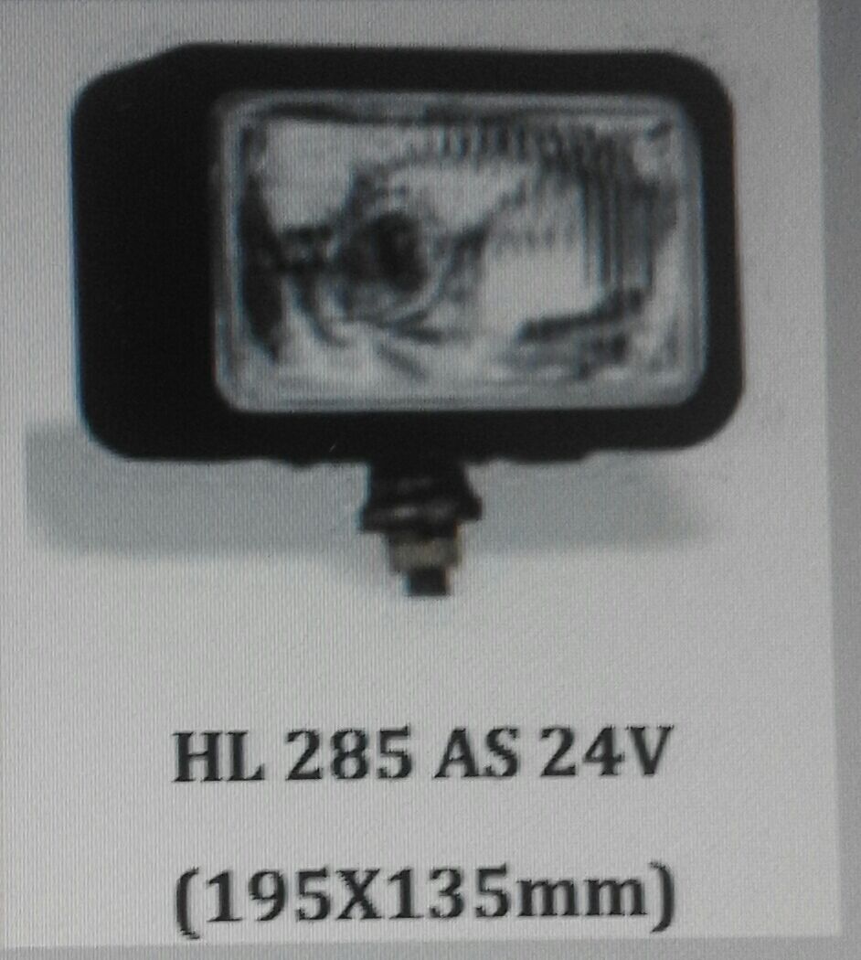 ŞİNASİ HL 285 SİS LAMBASI AS H4 24V PLASTİK/SİYAH GÖVDE