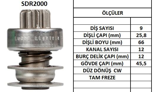 SDR2000  MARS DISLISI-9DIS  MERCEDES BENZ-OPE L ASCONA,REKORDKADETT C