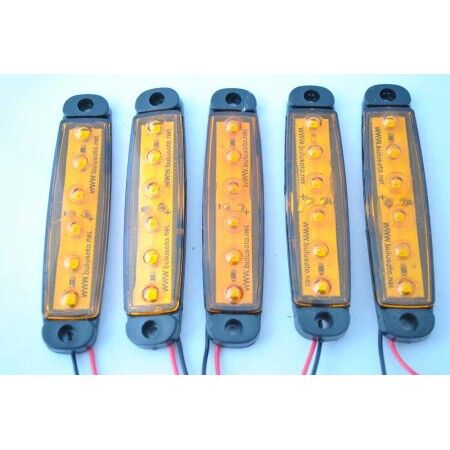 PARMAK LAMBA 6 LEDLİ  SARI