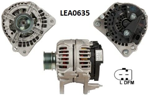 LEA0635  ALTERNATOR 14V/90A AUDI A3,TT -SEAT  CORDOBA,IBIZA,LEON,TOLEDO -SKODA FABIA,OCATVIA -VW GOLF IV 2.0