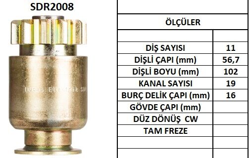 SDR2008  MARS DISLISI-11DIS  GENERAL MOTOR 1210 10660 231968 10476528 10108701