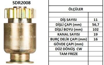 SDR2008  MARS DISLISI-11DIS  GENERAL MOTOR 1210 10660 231968 10476528 10108701