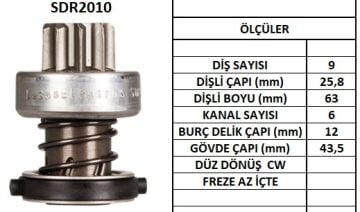 SDR2010  MARS DISLISI-9DIS  FORD-BMC-DAEWOOJE EP CHEROKEE