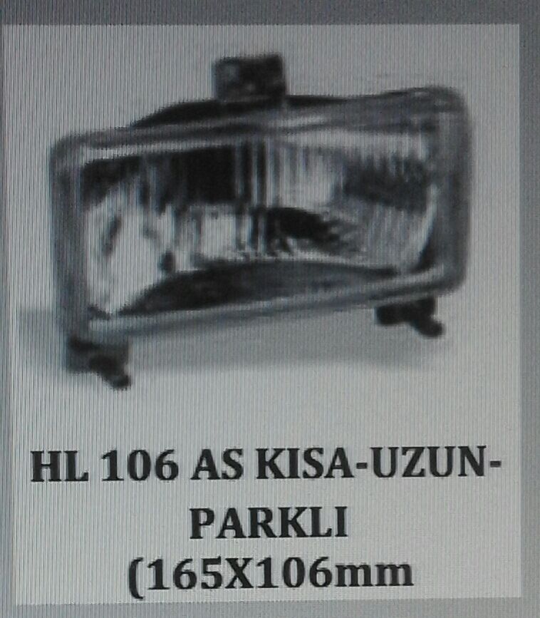 HL 106 REFLEKTÖR MF TİPİ DİKDÖRTGEN 3 AYAKLI MASSEY FERGUSON