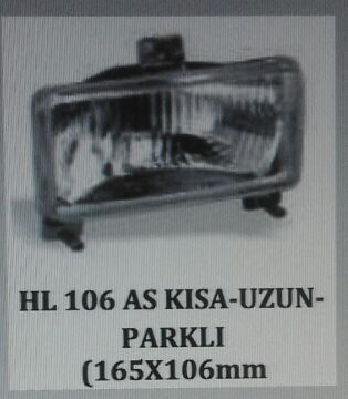 HL 106 REFLEKTÖR MF TİPİ DİKDÖRTGEN 3 AYAKLI MASSEY FERGUSON
