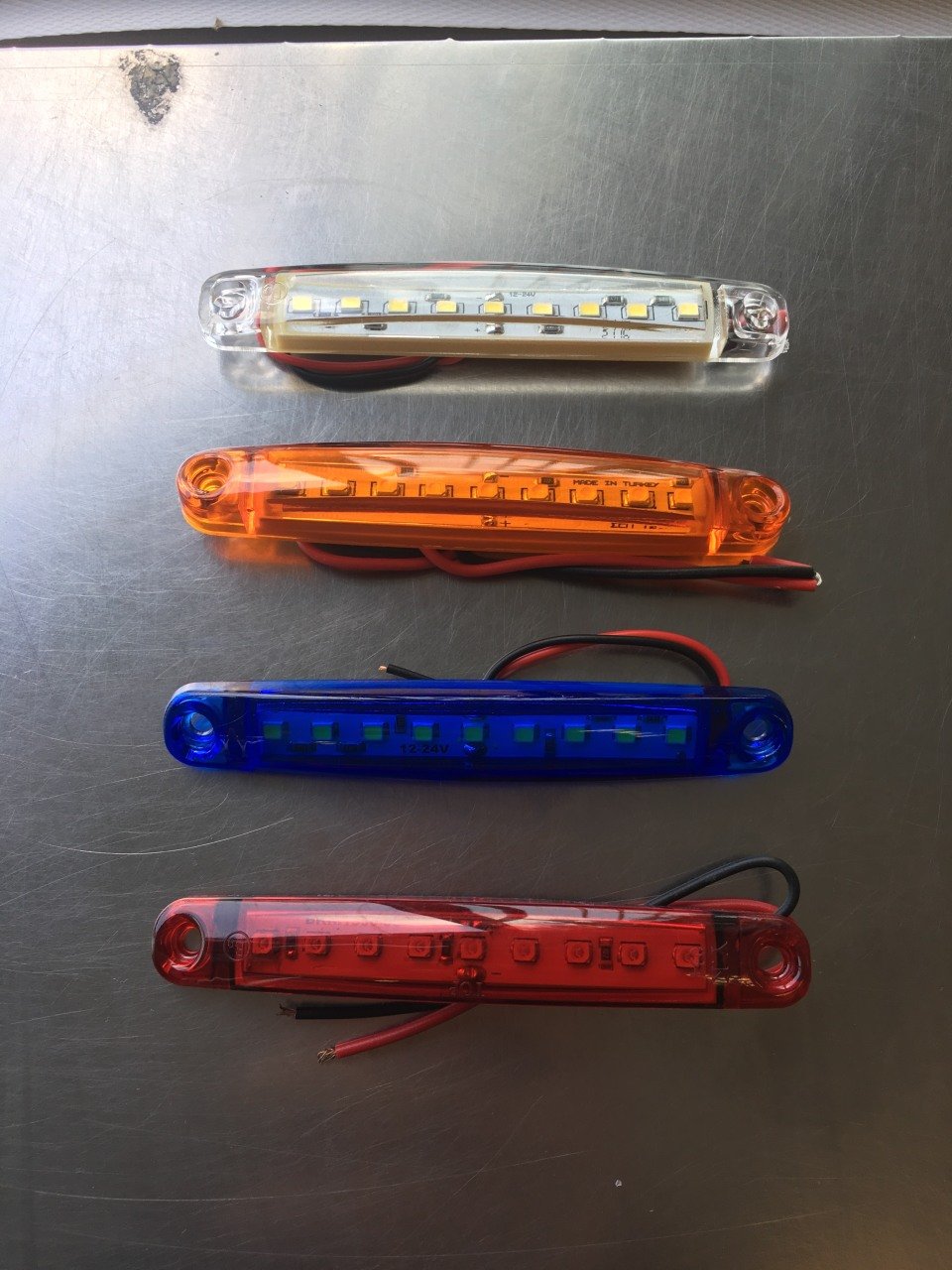 ÜÇLER.A19-0909LT ÜÇLER PARMAK LAMBA 9 LEDLİ YM  TURUNCU