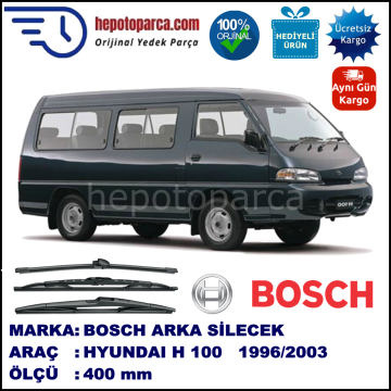 HYUNDAI H 100  400 mm 09.1996-... BOSCH Arka Silecek
