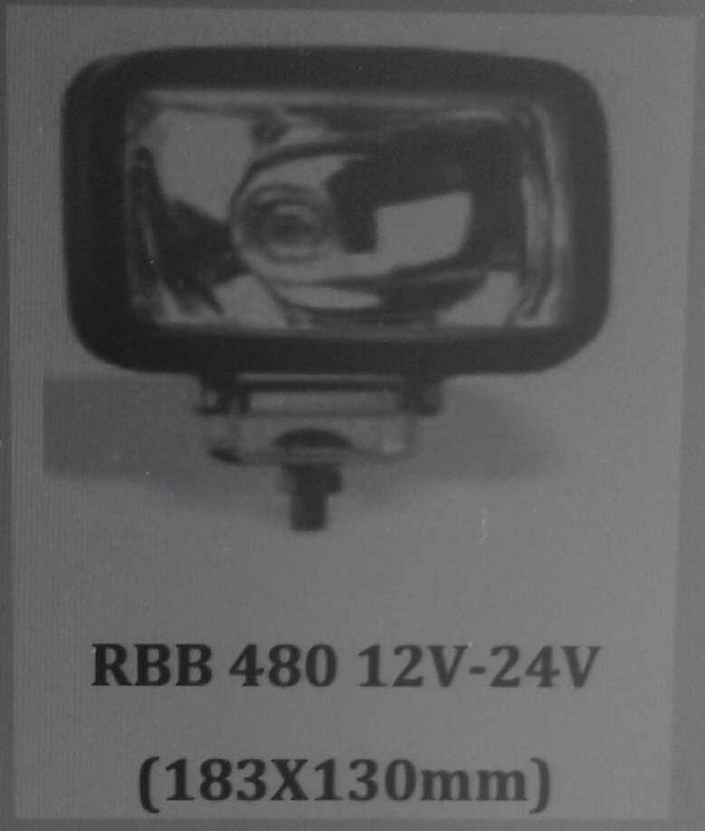 ŞİNASİ RBB 480 DİKDÖRTGEN PROJEKTÖR  H3