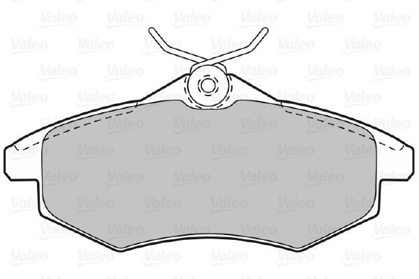 598500 DİSK FREN BALATASI (ÖN) CITROEN C3 1.1i,1.4i,1.4 HDI (68HP)02 425236 4252-36