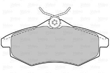 598500 DİSK FREN BALATASI (ÖN) CITROEN C3 1.1i,1.4i,1.4 HDI (68HP)02 425236 4252-36