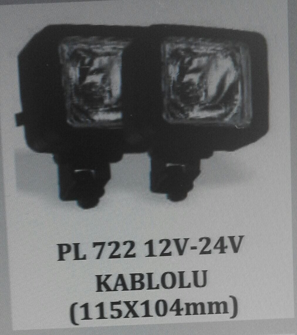 PL 722 KARE YÜKSEK PERF.PLASTİK GÖVDE MAFSALLI