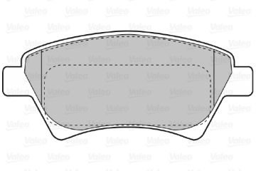 598558 DİSK FREN BALATASI (ÖN) RENAULT MEGANE II 1.5DCi,1.6i 16V,1.9DCi 410608713R,