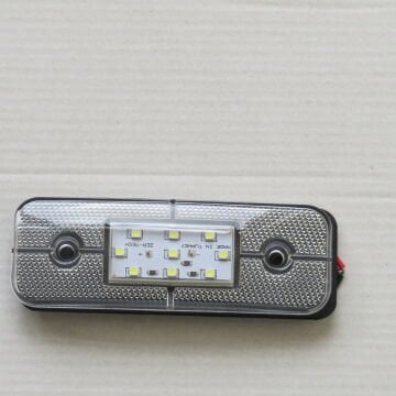 ÜÇLER.A19-0911LB ÜÇLER 9 LEDLİ OVAL SİNYAL LAMBASI  BEYAZ