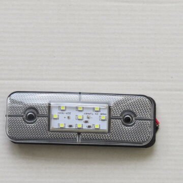 ÜÇLER.A19-0911LB ÜÇLER 9 LEDLİ OVAL SİNYAL LAMBASI  BEYAZ