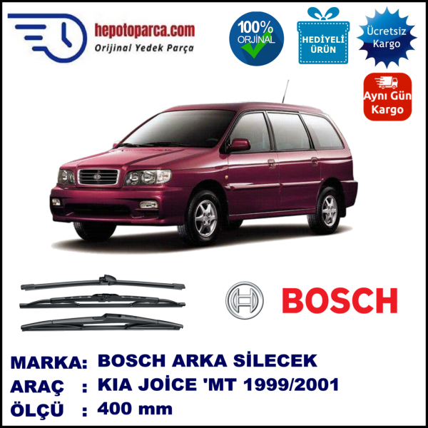 KIA Joice [MT] 400 mm 08.1999-09.2001 BOSCH Arka Silecek