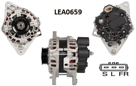 LEA0659  ALTERNATOR 14V/90A HYUNDAI I 30 2.0 3730023650 LRA03052 CA1927IR DRA0225 12874 2655635