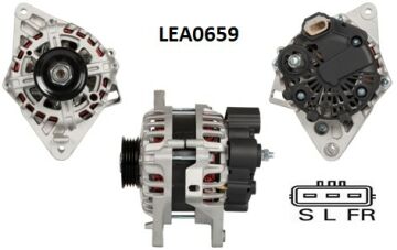 LEA0659  ALTERNATOR 14V/90A HYUNDAI I 30 2.0