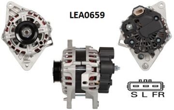 LEA0659  ALTERNATOR 14V/90A HYUNDAI I 30 2.0 3730023650 LRA03052 CA1927IR DRA0225 12874 2655635