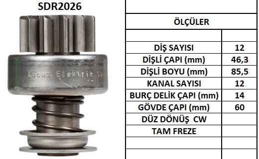 SDR2026  MARS DISLISI-12DIS  LISTER PETTER 6591 723 10457141 10107230 74952