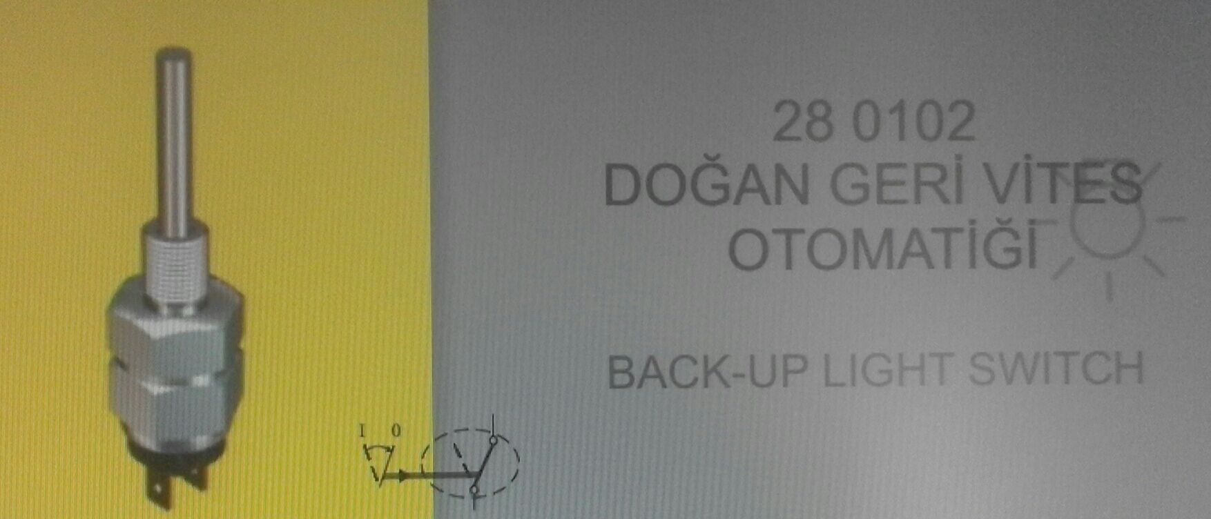 GERİ VİTES OTOMATİĞİ DOĞAN TOFAŞ MÜŞÜRÜ 7580599 4356374