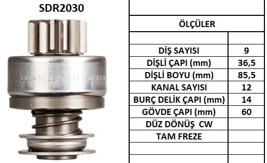 SDR2030  MARS DISLISI-9DIS  DELCO REMY 28MT M OTOR 1112 10484659 10111120