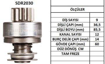 SDR2030  MARS DISLISI-9DIS  DELCO REMY 28MT M OTOR 1112 10484659 10111120