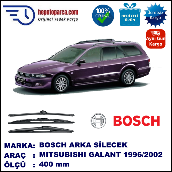 MITSUBISHI Galant Station Wagon [EA] 400 mm 10.1996-09.2002 BOSCH Arka Silecek